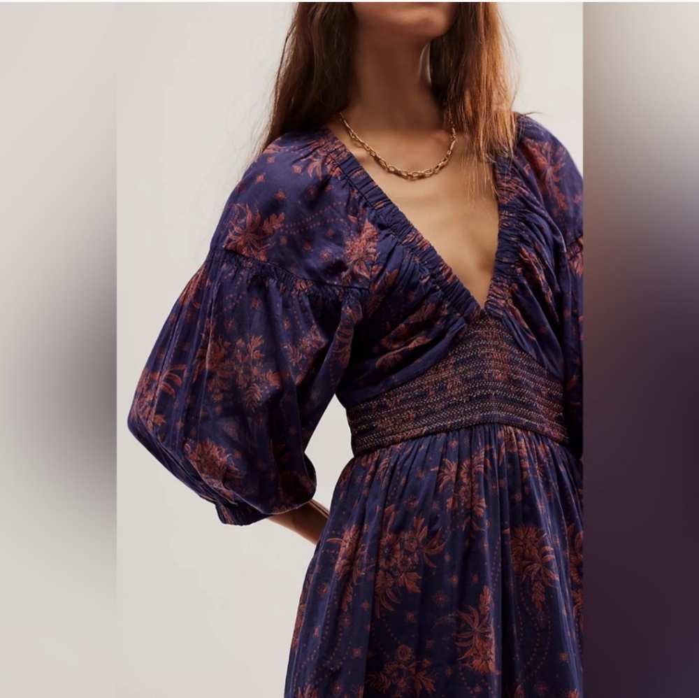 NWT Free People Golden Hour Maxi Dress